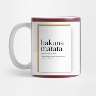 Hakuna Matata Mug